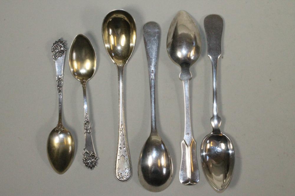 THREE SETS OF TWELVE GERMAN AND AUSTRO-HUNGARIAN SILVER SPOONS Image