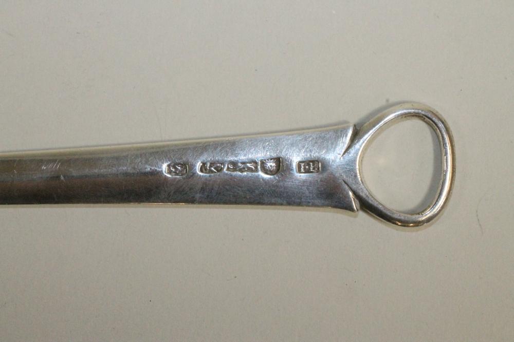 A GEORGE III SILVER MEAT SKEWER Image