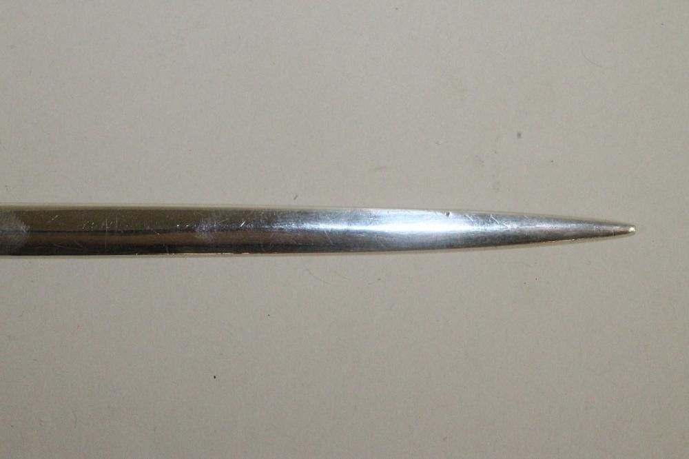 A GEORGE III SILVER MEAT SKEWER Image