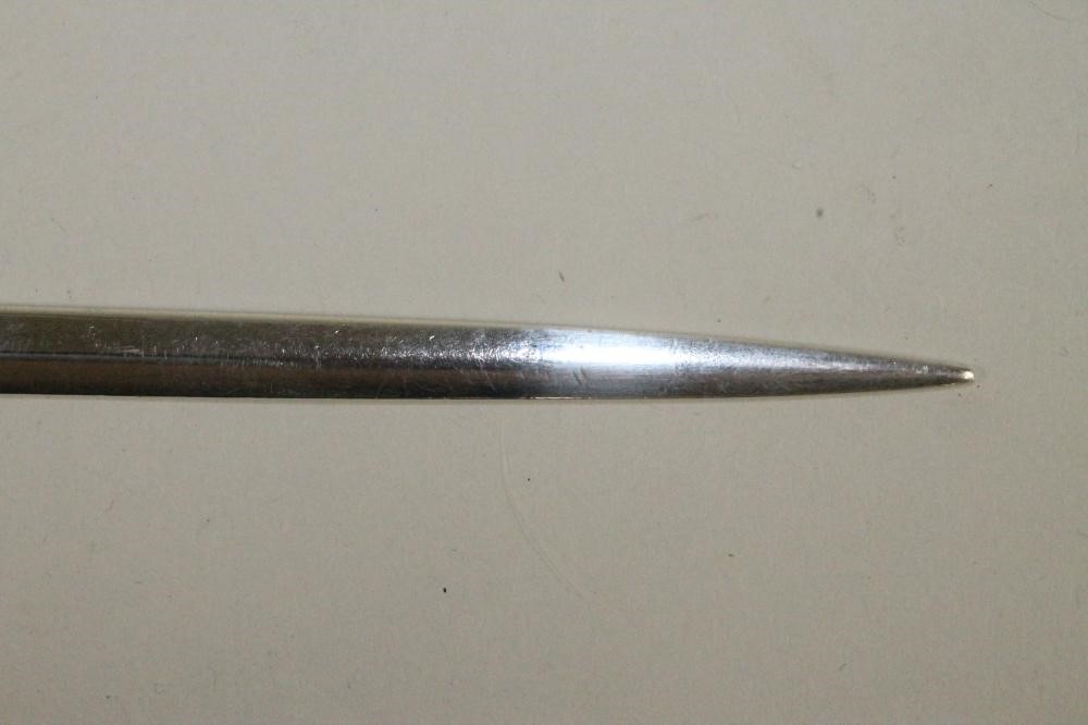 A GEORGE III SILVER MEAT SKEWER Image