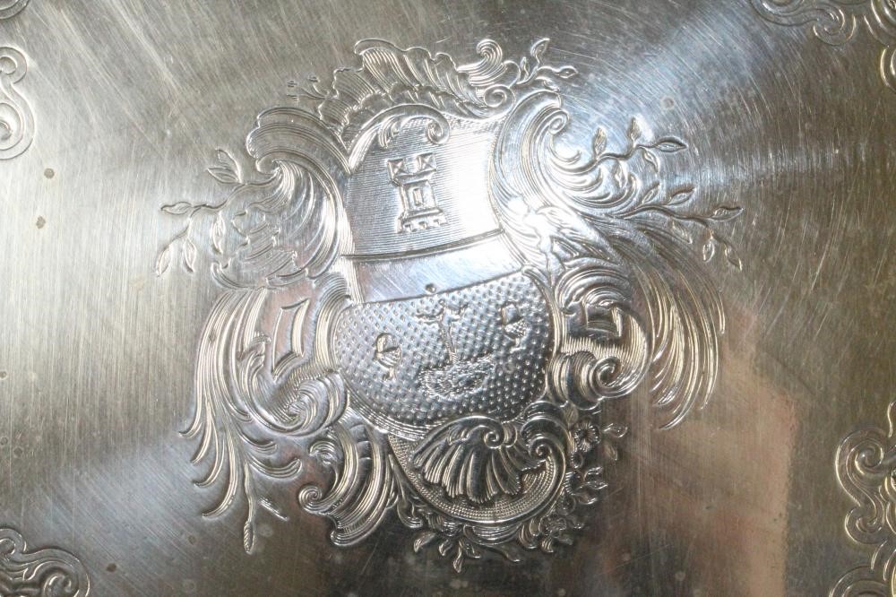 A GEORGE II SILVER SALVER Image