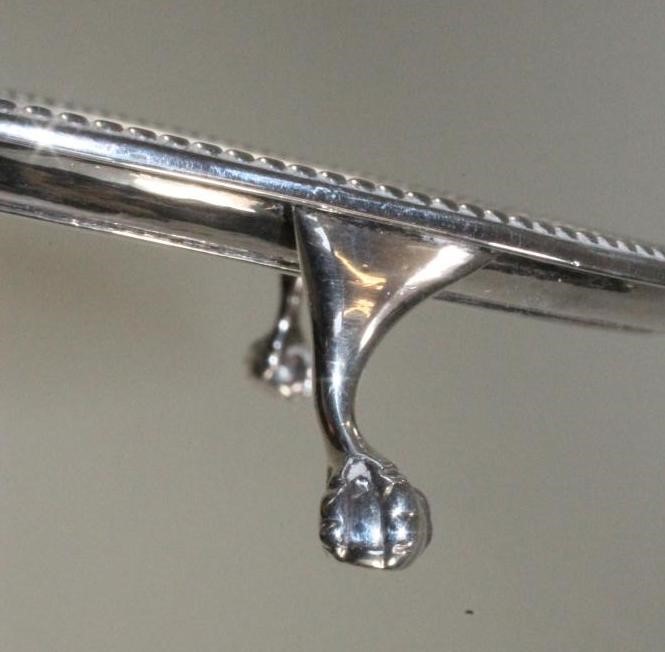 A GEORGE III SILVER WAITER Image