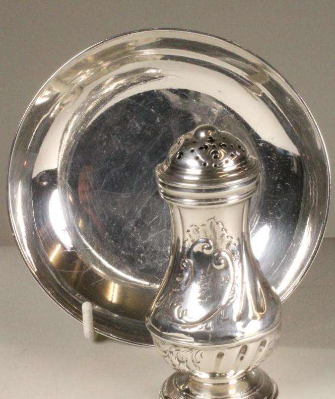 A LATE GEORGE III SILVER DISH Image