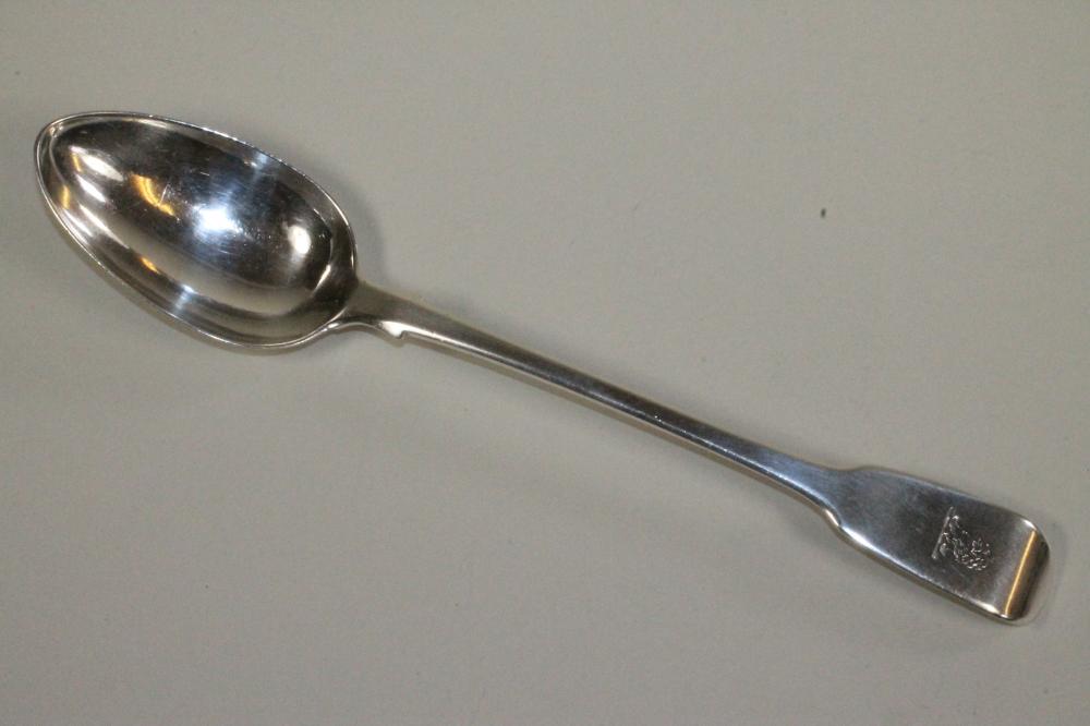 A GEORGE III SILVER BASTING SPOON Image