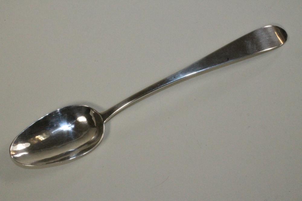 A GEORGE III IRISH SILVER TABLESPOON Image