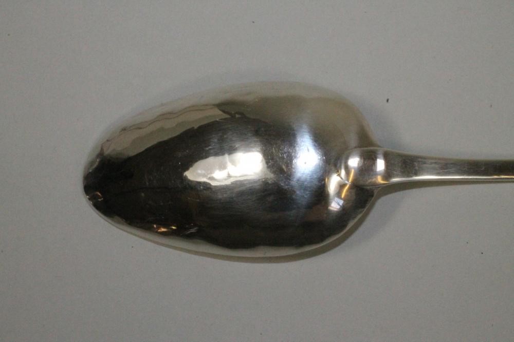 A GEORGE III IRISH SILVER TABLESPOON Image