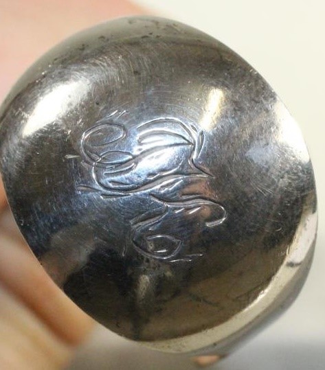 A PAIR OF GEORGE III SCOTTISH PROVINCIAL SILVER SUGAR TONGS Image