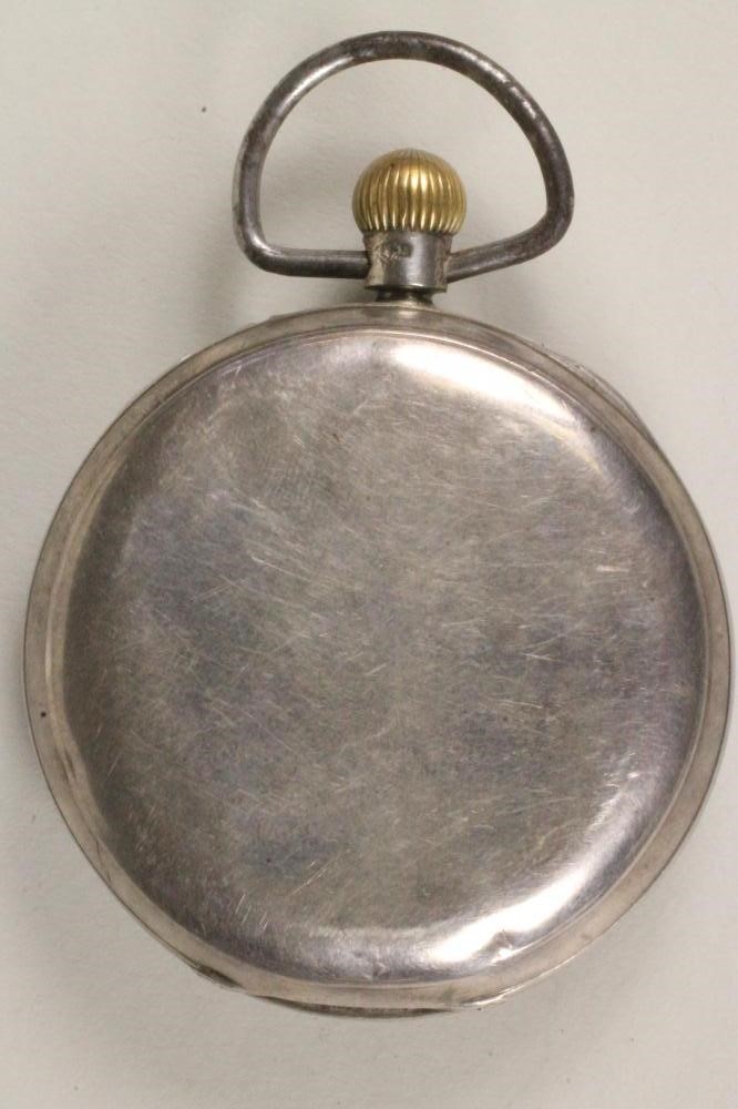 A GENTLEMAN'S LATE VICTORIAN SILVER CASED TOP WIND POCKET WATCH Image