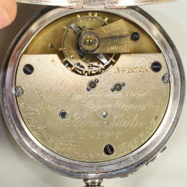 A GENTLEMAN'S LATE VICTORIAN SILVER CASED TOP WIND POCKET WATCH Image