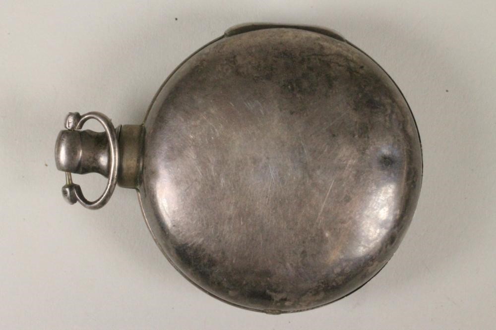 A GENTLEMAN'S LATE GEORGE III SILVER PAIR CASED POCKET WATCH Image