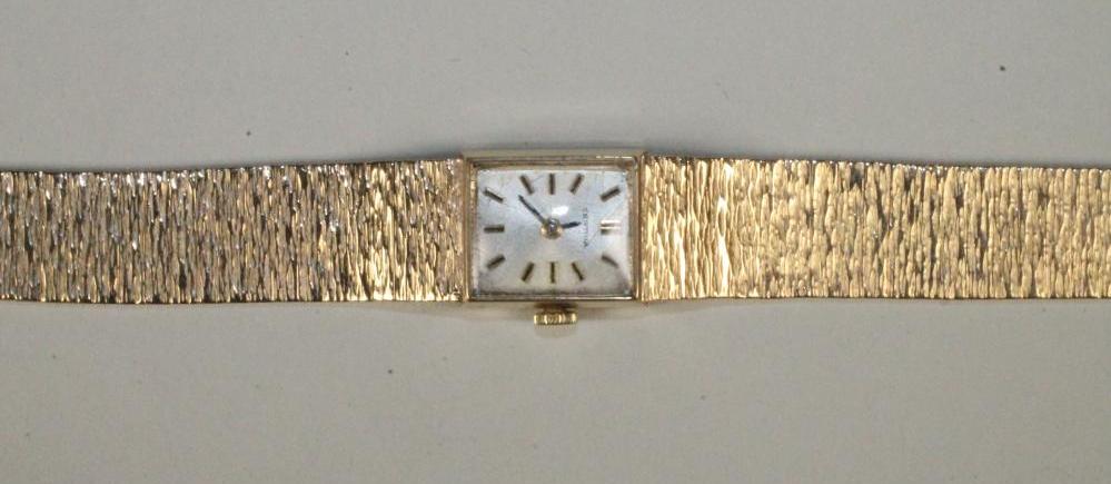 A LADY'S 9CT GOLD "CERTINA" WRISTWATCH Image