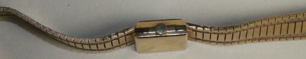 A LADY'S 9CT GOLD "CERTINA" WRISTWATCH Image
