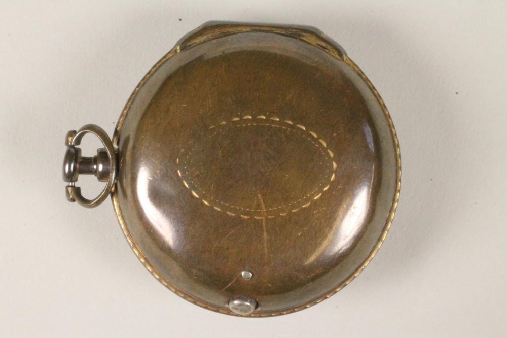 A GENTLEMAN'S GEORGE III GILT METAL PAIR CASED POCKET WATCH Image