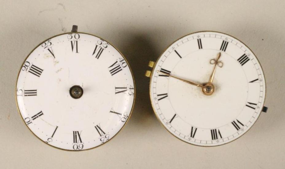 TWO GENTLEMAN'S GEORGE III VERGE MOVEMENTS Image
