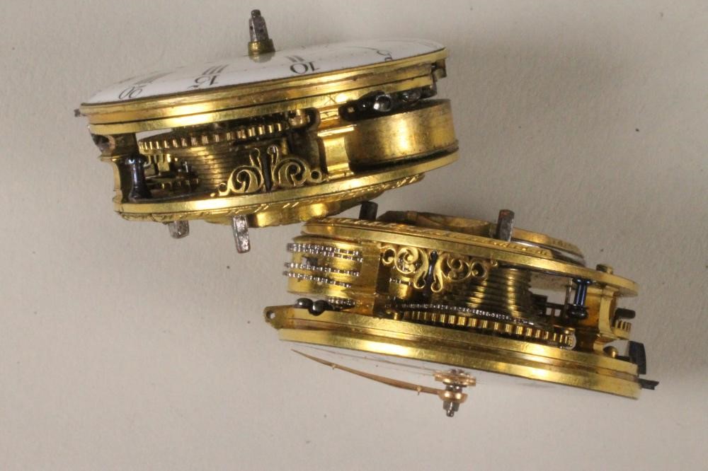 TWO GENTLEMAN'S GEORGE III VERGE MOVEMENTS Image