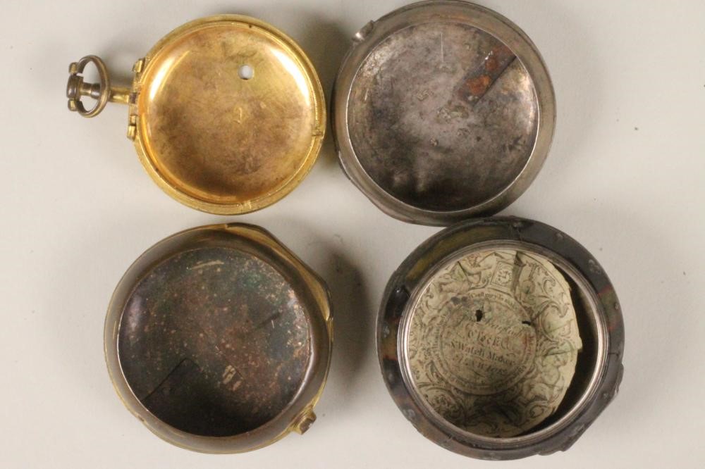 TWO GENTLEMAN'S GEORGE III VERGE MOVEMENTS Image