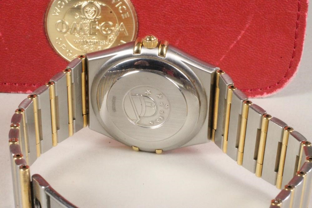 A GENTLEMAN'S "OMEGA" AUTOMATIC CONSTELLATION CHRONOMETER Image