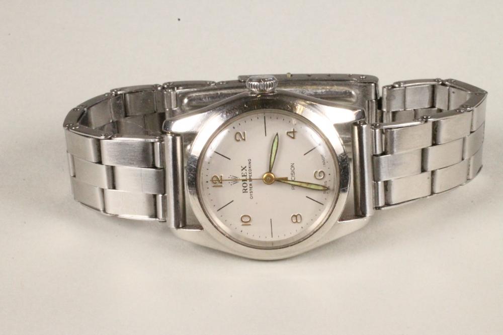 A ROLEX OYSTER SPEEDKING MID SIZE WRISTWATCH Image
