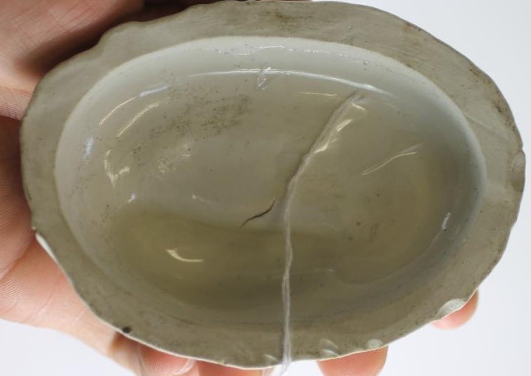 A STAFFORDSHIRE POTTERY GREYHOUND Image