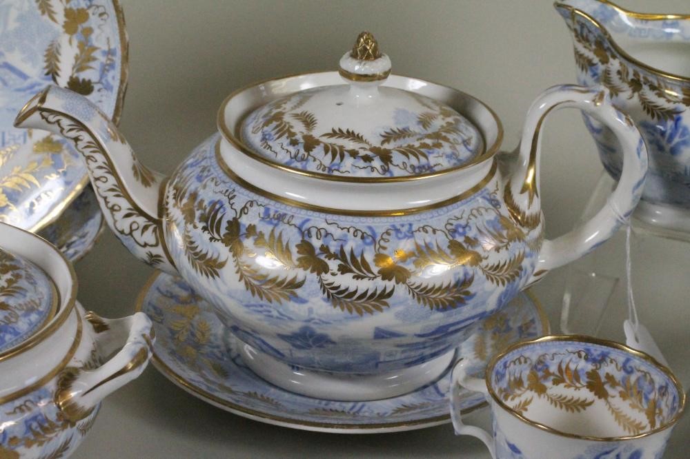 A MILES MASON PORCELAIN PART TEA AND COFFEE SERVICE Image