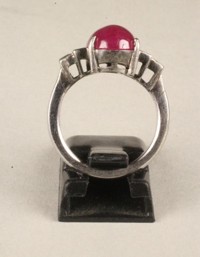 A RUBY AND DIAMOND RING Image