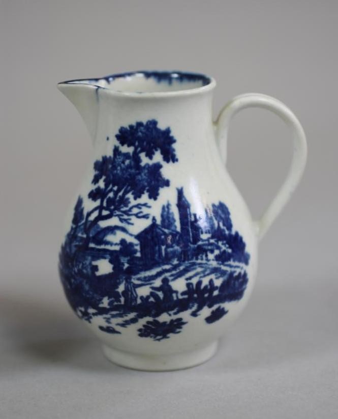 A FIRST PERIOD WORCESTER PORCELAIN SPARROW BEAK JUG Image