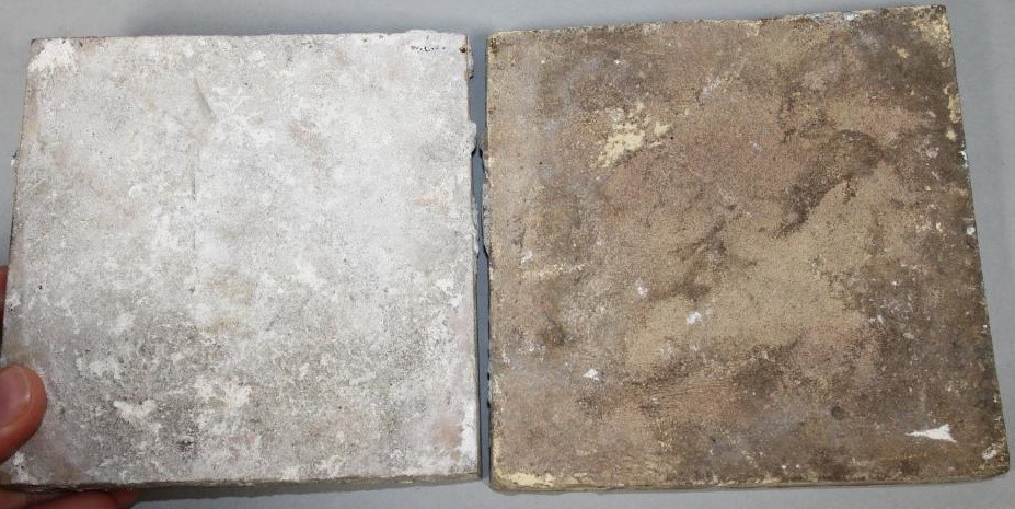 A SET OF FOUR DUTCH DELFT TILES Image