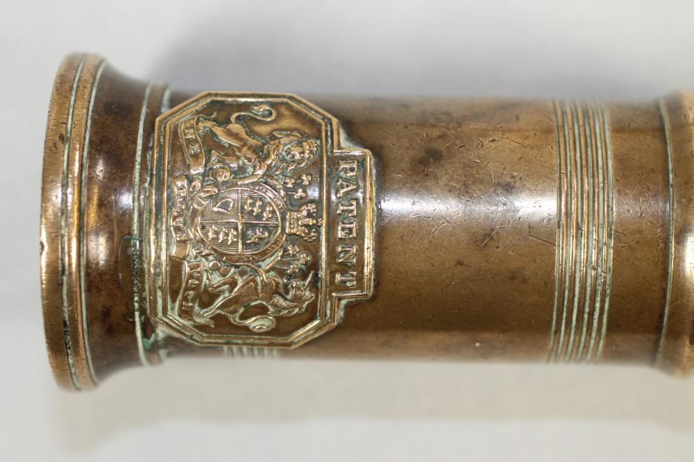 A VICTORIAN PATENT BRASS CORKSCREW Image