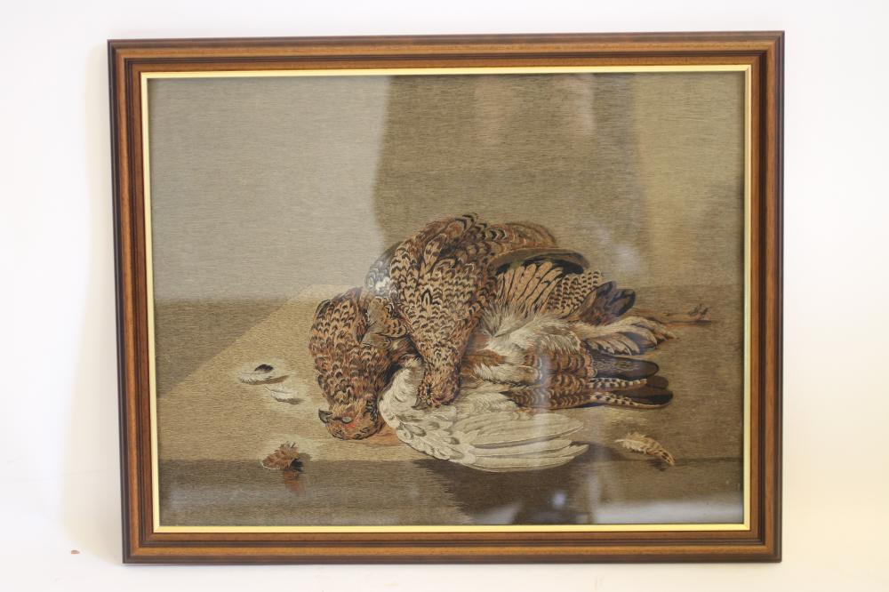 A WOOLWORK EMBROIDERY Image