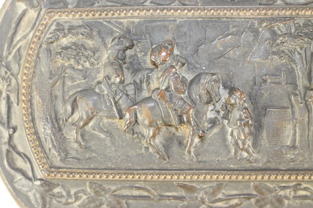 A FRENCH METAL CASKET Image