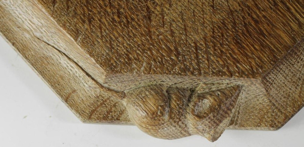 AN ADZED OAK CHEESE BOARD by Robert Thompson Image