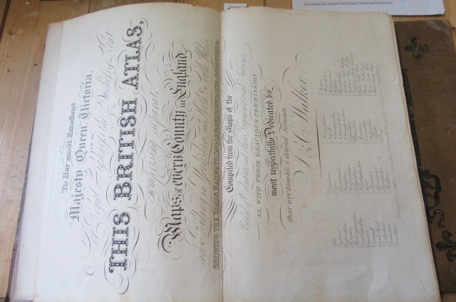 WALKER'S BRITISH ATLAS COMPRISING SEPARATE MAPS OF EVERY COUNTY IN ENGLAND Image