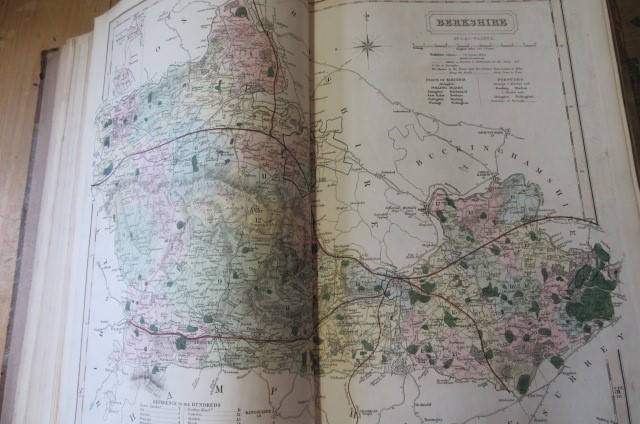 WALKER'S BRITISH ATLAS COMPRISING SEPARATE MAPS OF EVERY COUNTY IN ENGLAND Image