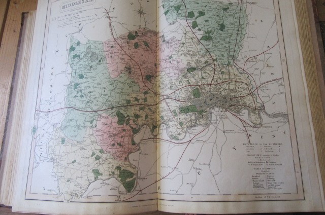 WALKER'S BRITISH ATLAS COMPRISING SEPARATE MAPS OF EVERY COUNTY IN ENGLAND Image