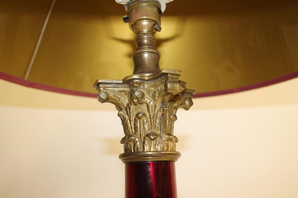 A PAIR OF ELECTRIC TABLE LAMPS Image