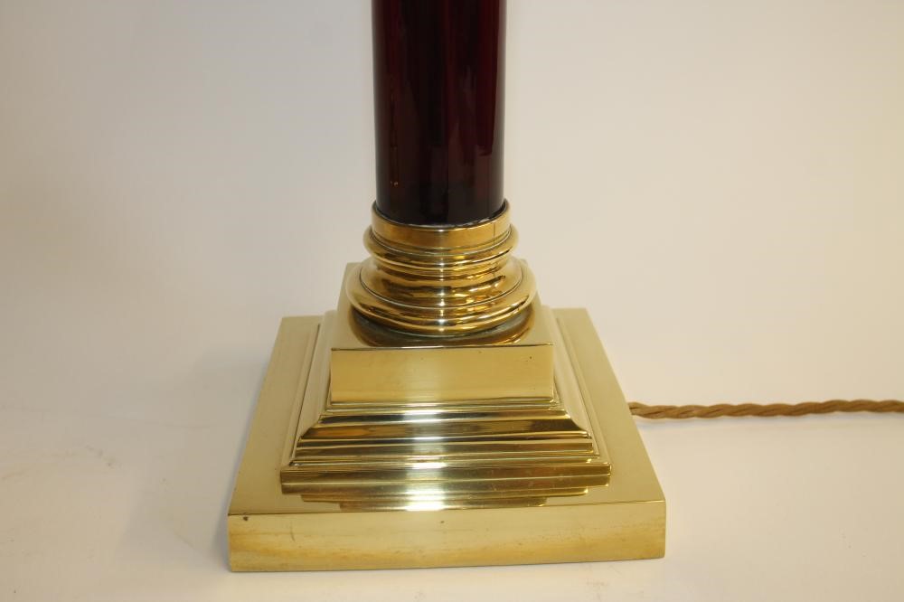 A PAIR OF ELECTRIC TABLE LAMPS Image