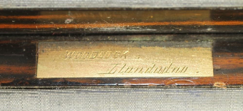 A VICTORIAN BURR WALNUT GLOVE AND JEWELLERY BOX Image