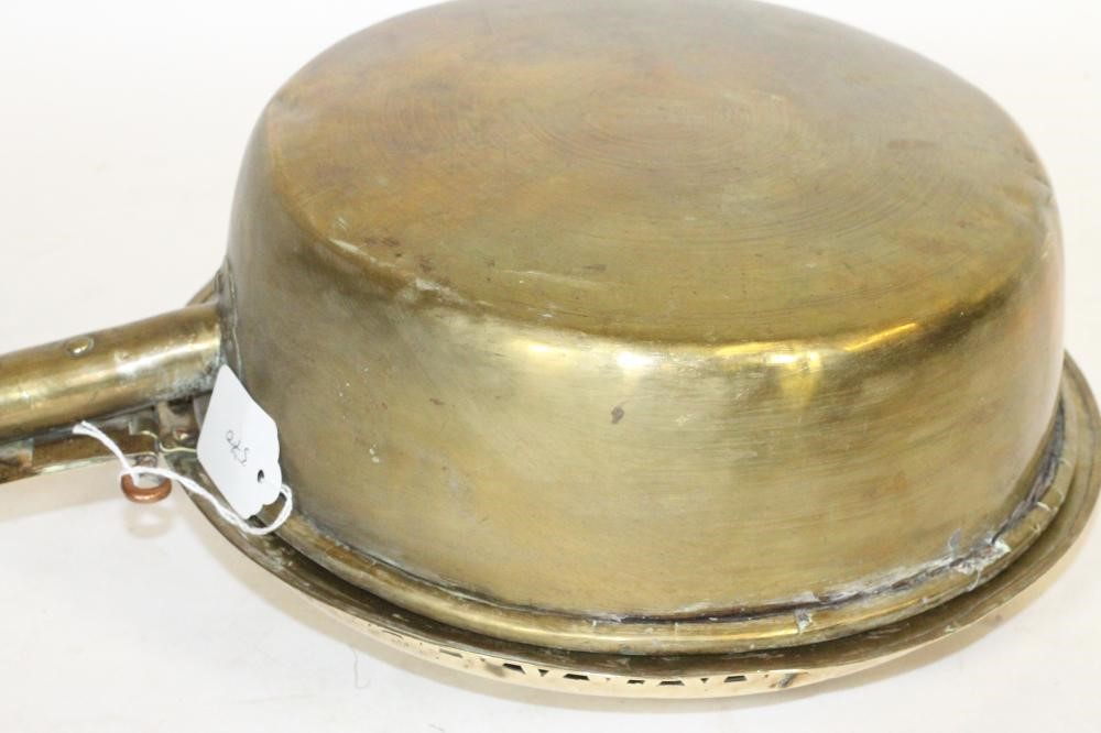 AN ANGLO-DUTCH BRASS WARMING PAN Image