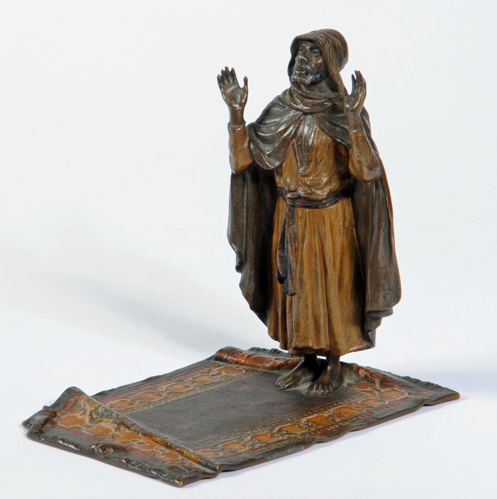 AN AUSTRIAN COLD PAINTED BRONZE FIGURE Image