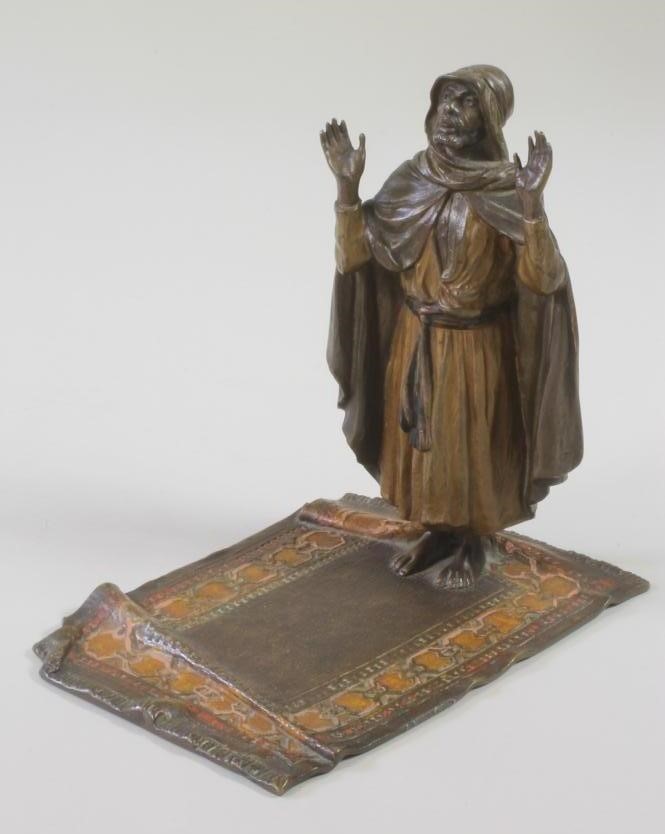 AN AUSTRIAN COLD PAINTED BRONZE FIGURE Image