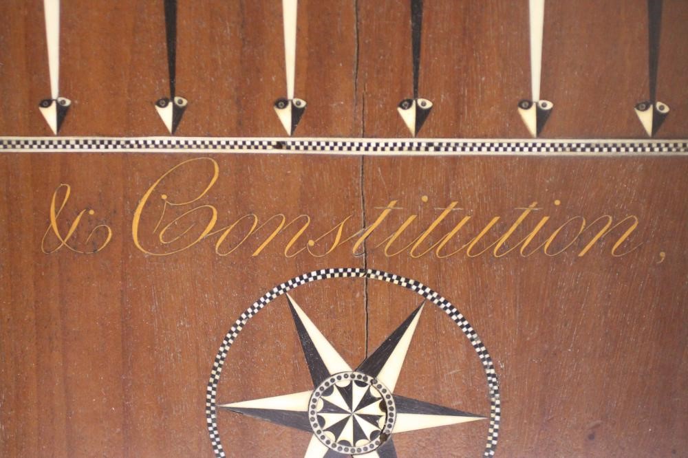 A TRAVELLING CASE/BACKGAMMON BOARD Image