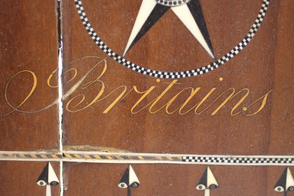 A TRAVELLING CASE/BACKGAMMON BOARD Image