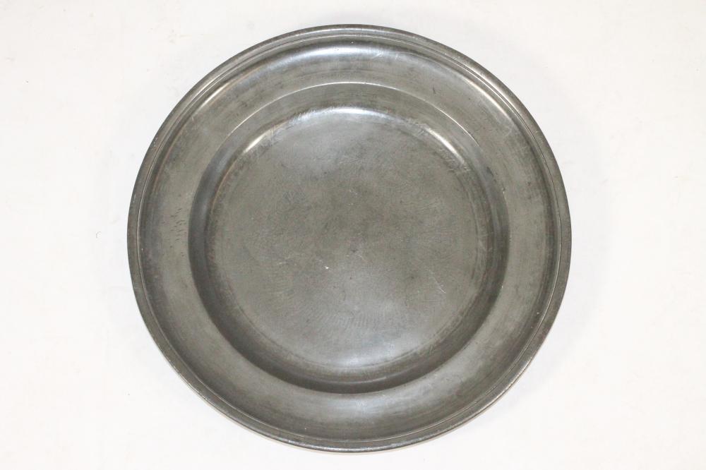 A DUTCH PEWTER DISH Image