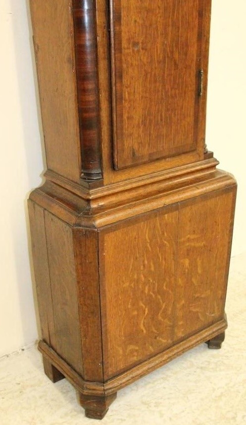 AN OAK LONGCASE CLOCK signed Joshua Horrocks Image