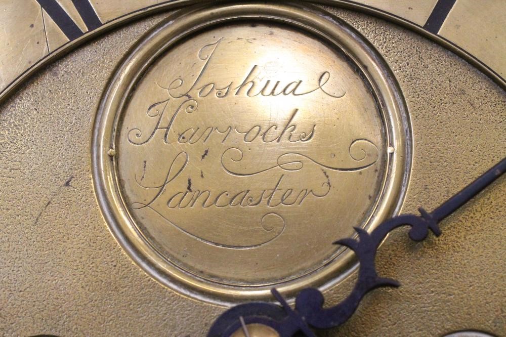 AN OAK LONGCASE CLOCK signed Joshua Horrocks Image