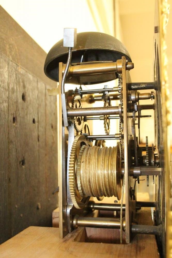 AN OAK LONGCASE CLOCK signed Joshua Horrocks Image