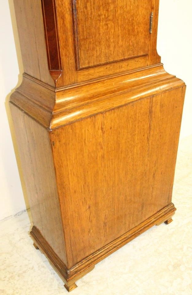 AN OAK LONGCASE CLOCK Image