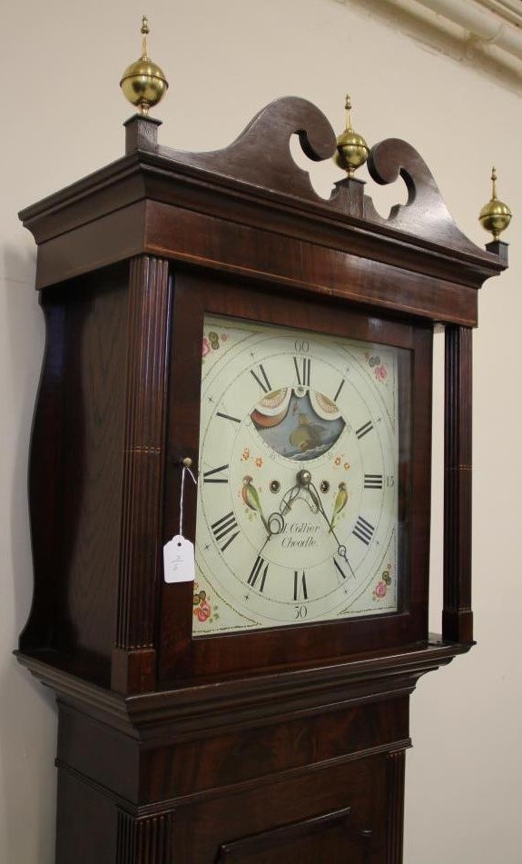 AN OAK LONGCASE CLOCK by J. Collier Image