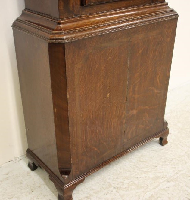 AN OAK LONGCASE CLOCK by J. Collier Image