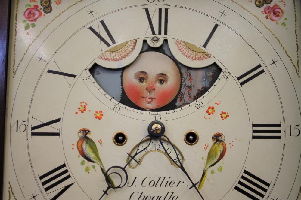 AN OAK LONGCASE CLOCK by J. Collier Image